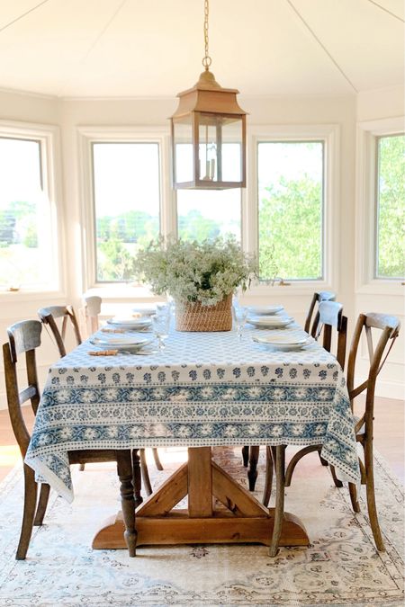 A block print tablecloth is a timeless way to add charm to all your entertaining! 

#LTKstyletip #LTKhome