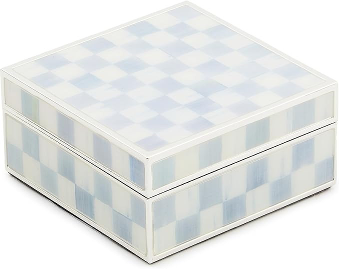 MACKENZIE-CHILDS Silver-Plated Trinket Box, Small Storage Box for Jewelry, Keepsakes, Ring Storag... | Amazon (US)