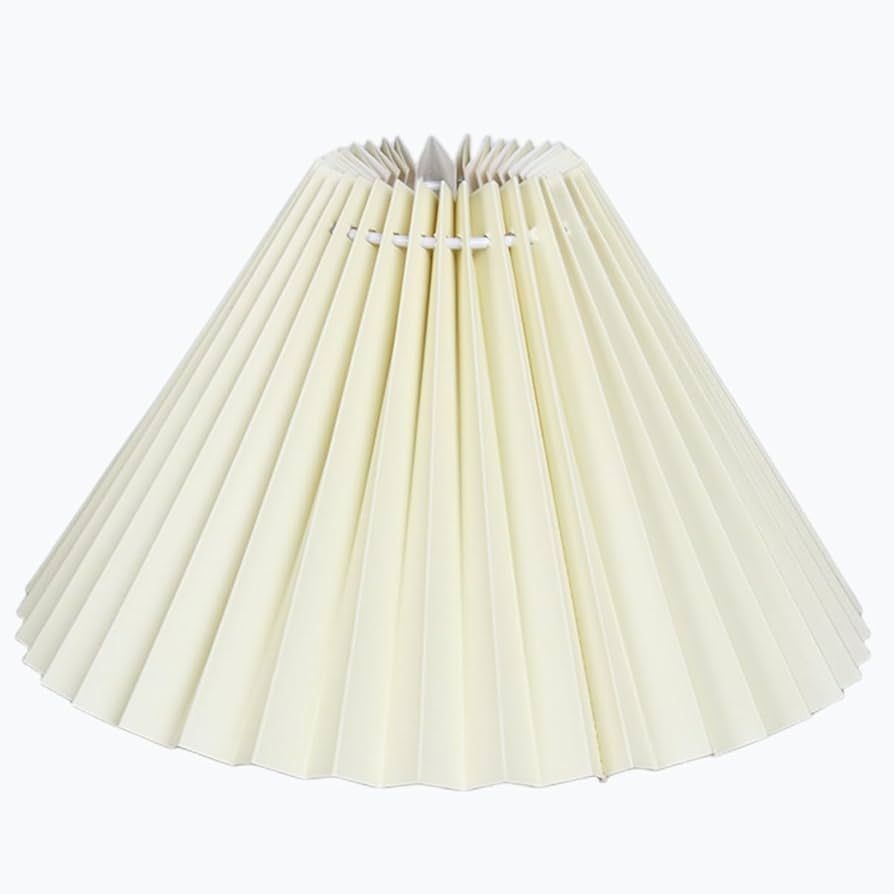 Rowcay Handmade Pleated Lamp Shade, Euro Style Mushroom Cloth Lamp Shade Lampshade Light Accessor... | Amazon (US)