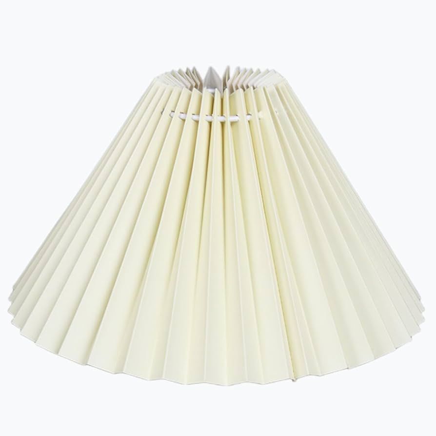 Rowcay Handmade Pleated Lamp Shade, Euro Style Mushroom Cloth Lamp Shade Lampshade Light Accessor... | Amazon (US)