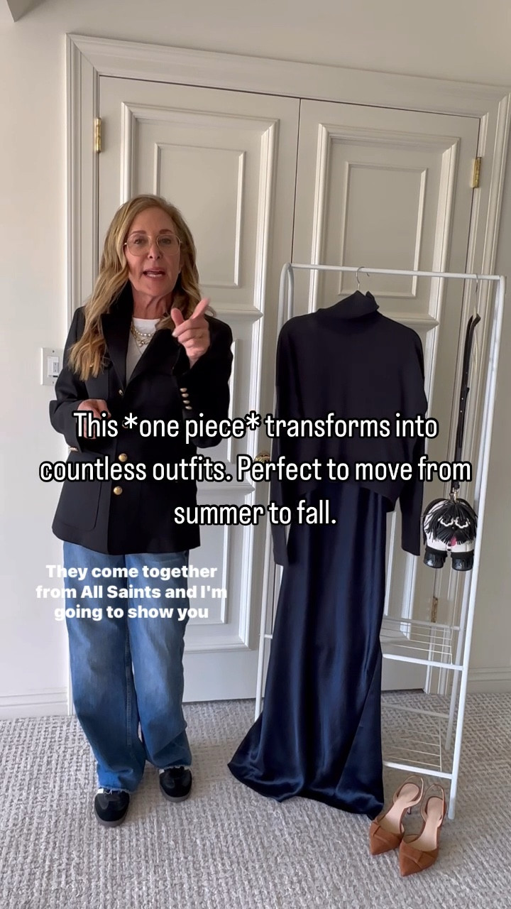 This one piece from @nordstrom is the only thing you need to effortless take your style from summer into fall. Plus, how adorable is this dog handbag?! #Nordstrom #NordstromPartner 

#LTKStyleTip #LTKOver40 #LTKSeasonal