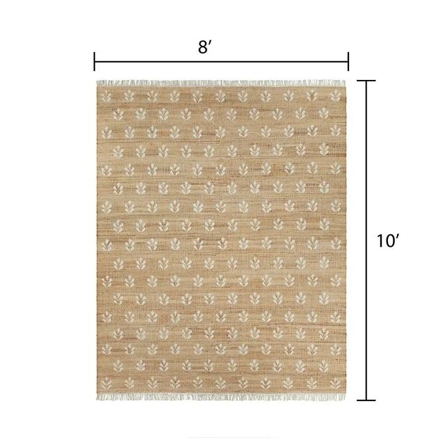 Better Homes & Gardens Floral Jute 8' x 10' Rug by Dave & Jenny Marrs | Walmart (US)