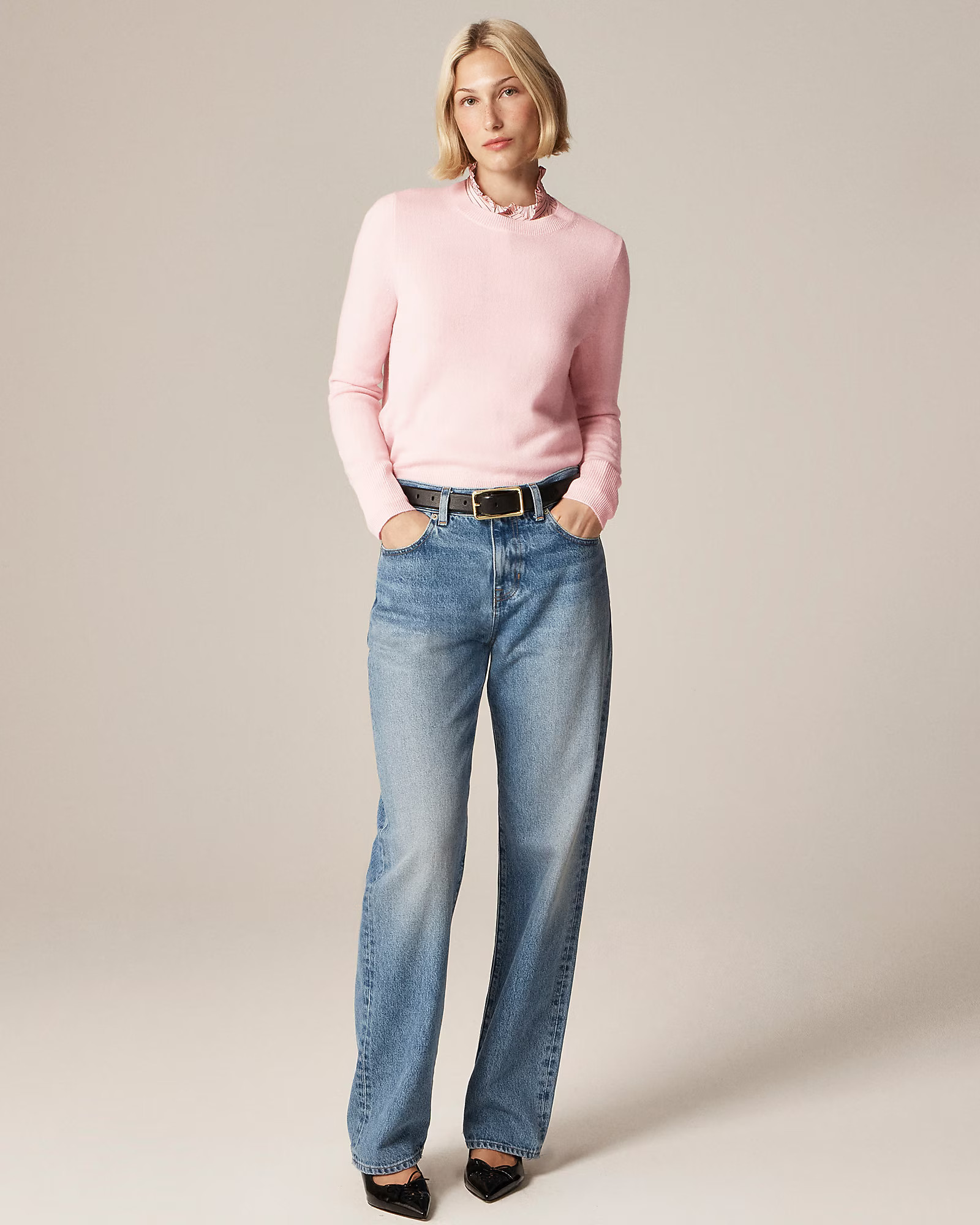 Cashmere classic-fit crewneck sweater | J. Crew US