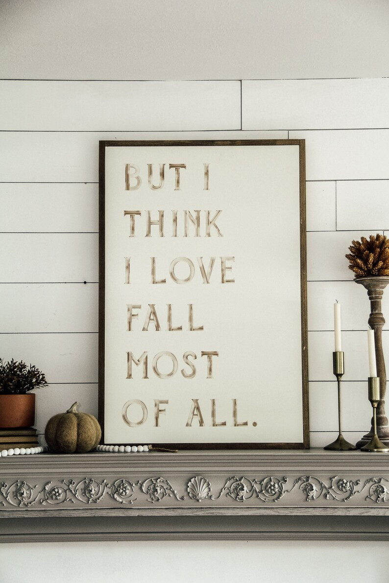 But I Think I Love Fall Most of All | Etsy (US)