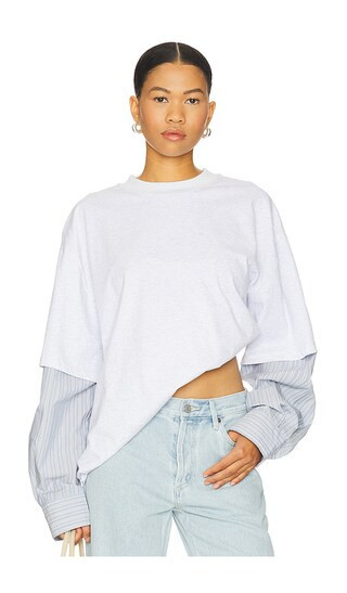 LIONESS Bottega T-shirt in Grey. Size L. Also in M, S, XL, XS, XXS. | Revolve Clothing (Global)