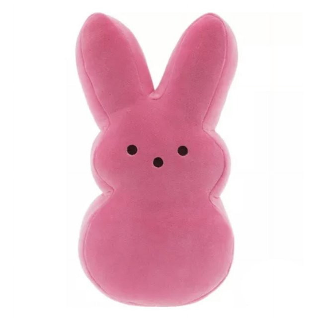 Peeps Large Pink Bunny Plush, 6 in x 15 in | Walmart (US)