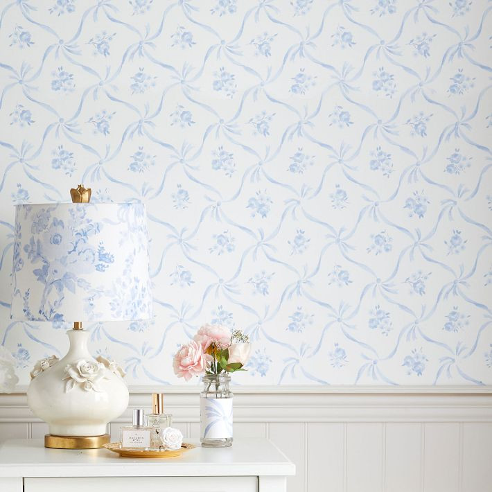 LoveShackFancy Blue Wallpaper Samples | Pottery Barn Teen