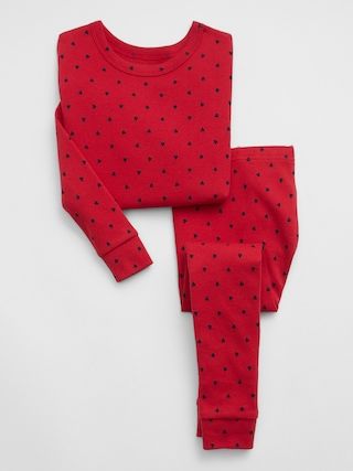 babyGap 100% Organic Cotton Valentine's Day PJ Set | Gap Factory