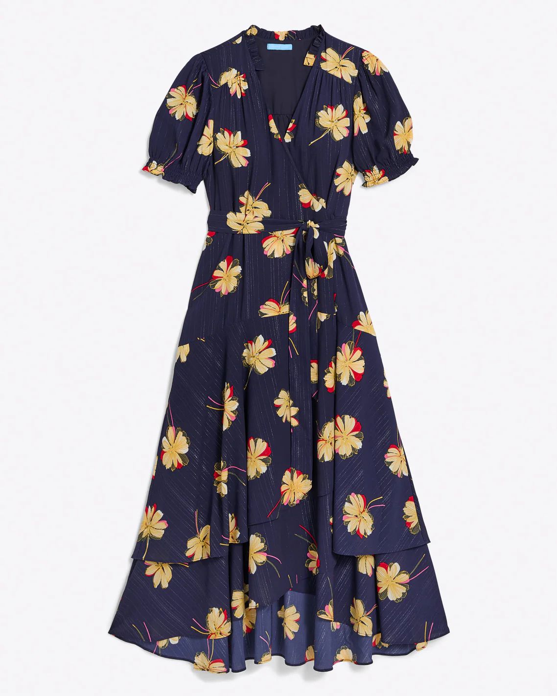 Naomi Wrap Dress in Wild Cosmos | Draper James (US)