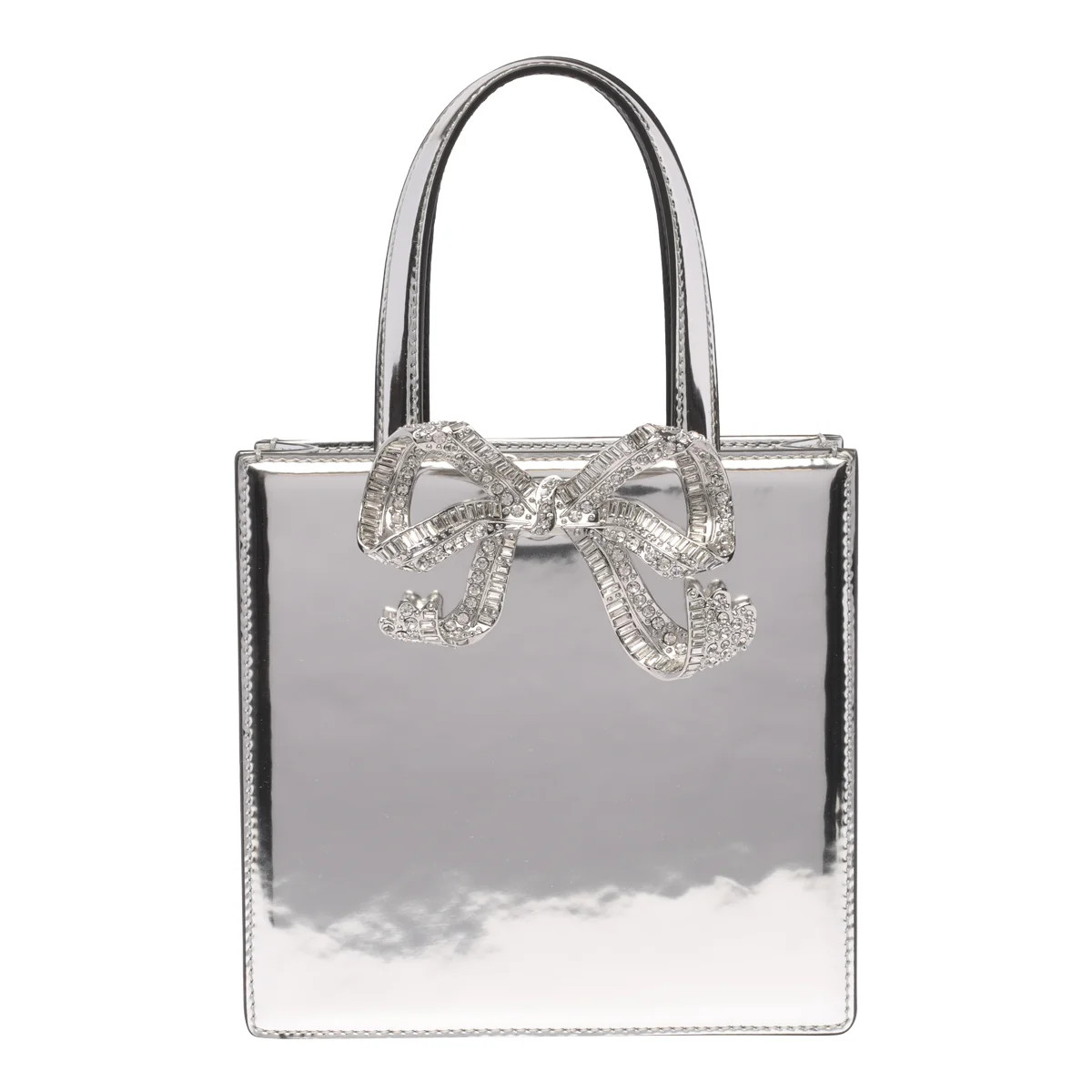 Self-Portrait Bow-Embellished Tote Bag | Cettire Global