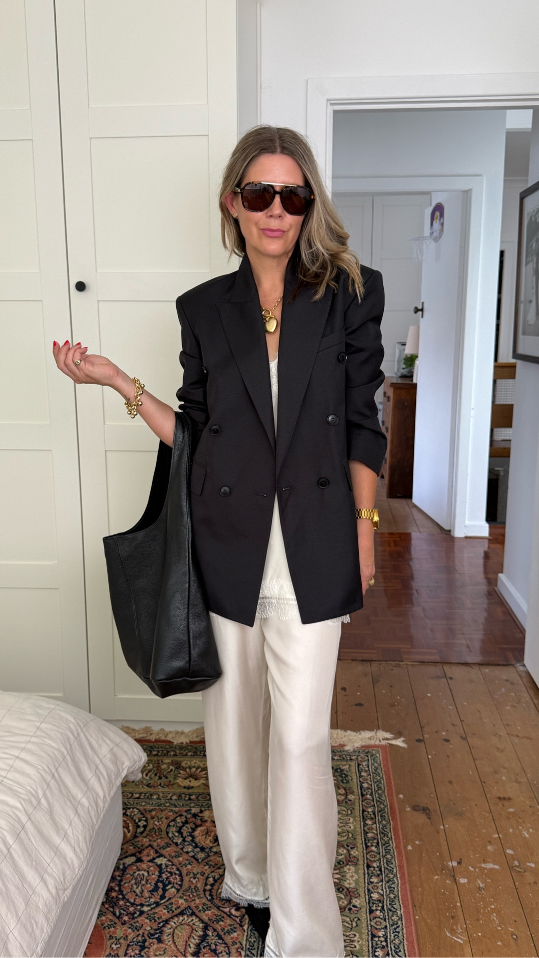 Taking this beautiful DISSH set on a trip to the office — I love how a blazer can instantly transform a look and what was once a relaxed look becomes corporate ready — with a twist.

Wearing a 10 in both the pants and top; an 8 in the blazer x

#LTKstyletip #LTKaustralia #LTKdatenight