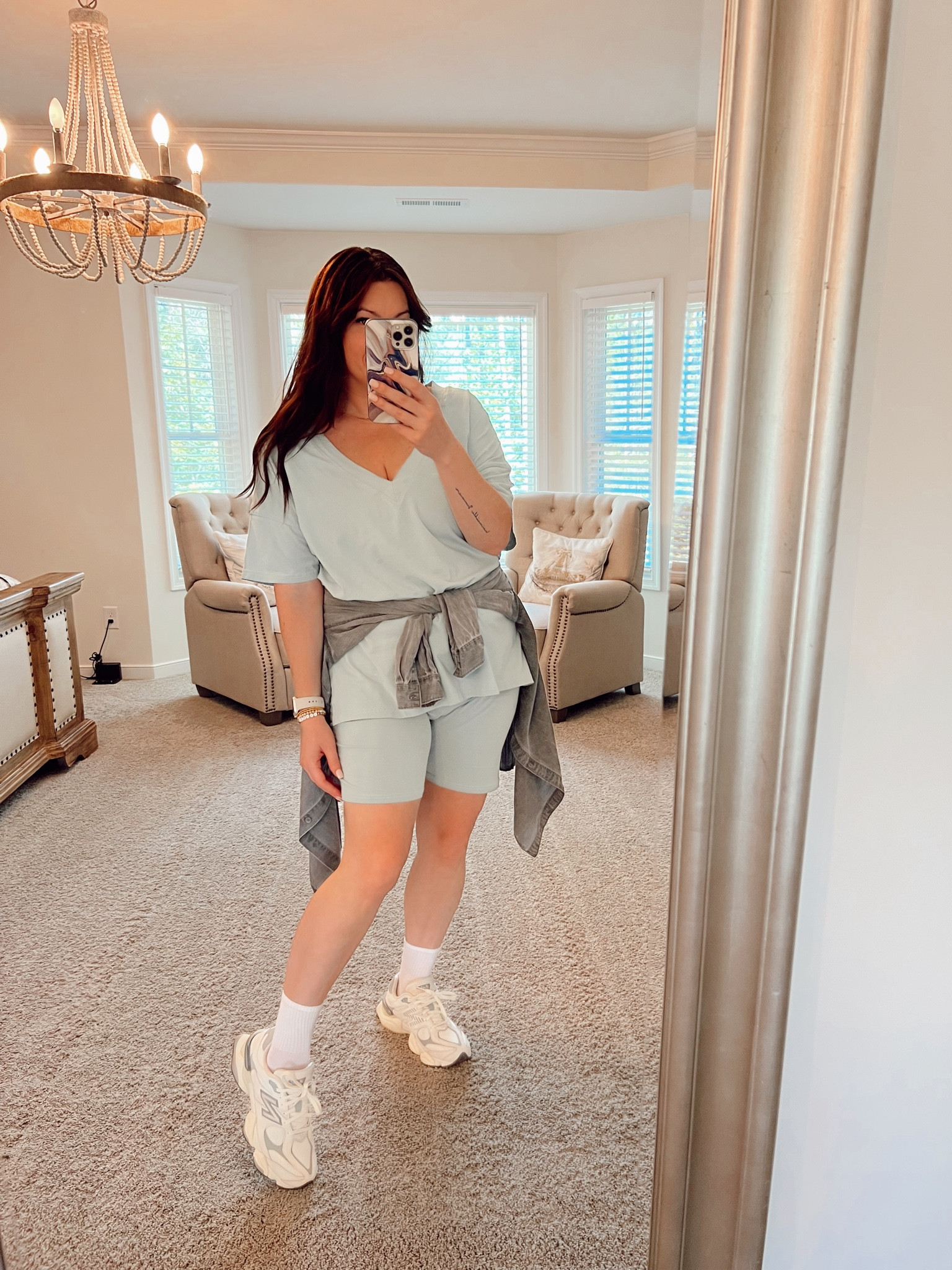 Amazon matching set and neutral sneakers for an easy on-the-go look! 

#LTKfindsunder50 #LTKmidsize #LTKshoecrush