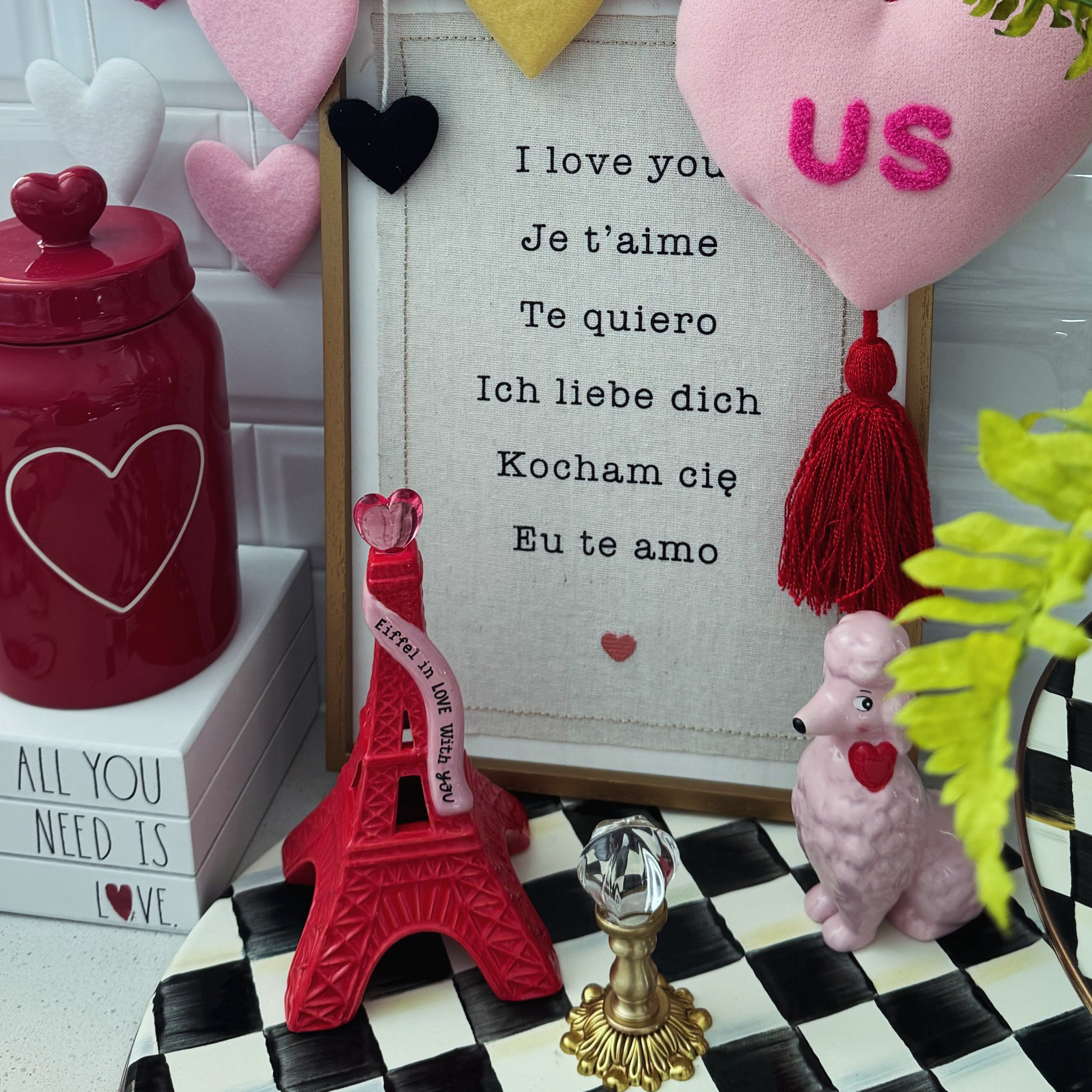 All you need is love ❤️ 

#valentinesday #valentinesdaydecor #eiffeltower #eiffelinlovewithyou #raedunn #target #homedecor #heartdecor 

#LTKfindsunder50 #LTKSeasonal #LTKhome