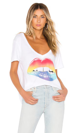 Cruz Rainbow Lip Tee | Revolve Clothing (Global)