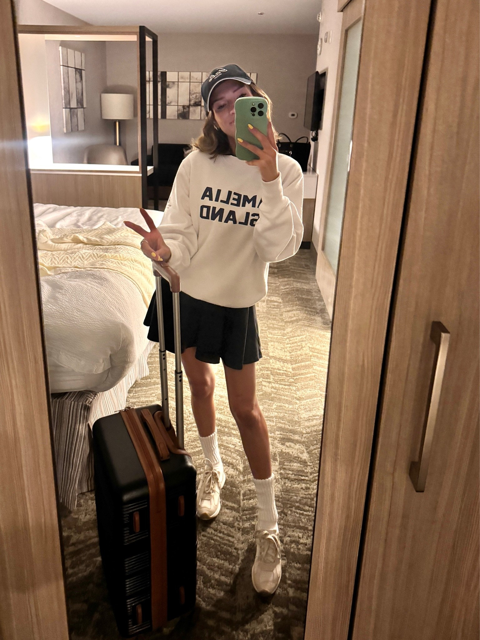 ✌️out Wisconsin. Shop this tennis dress ON SALE right now for $37 and this luggage is part of a 3-piece set for under $90. Linking it all. Shop it now!

#LTKTravel #LTKSaleAlert #LTKdayinmylife