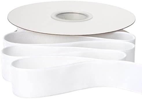Ribbli Polyester White Velvet Ribbon,1 Inches Continuous10-Yard Spool,Christmas Ribbon for Gift Wrap | Amazon (US)