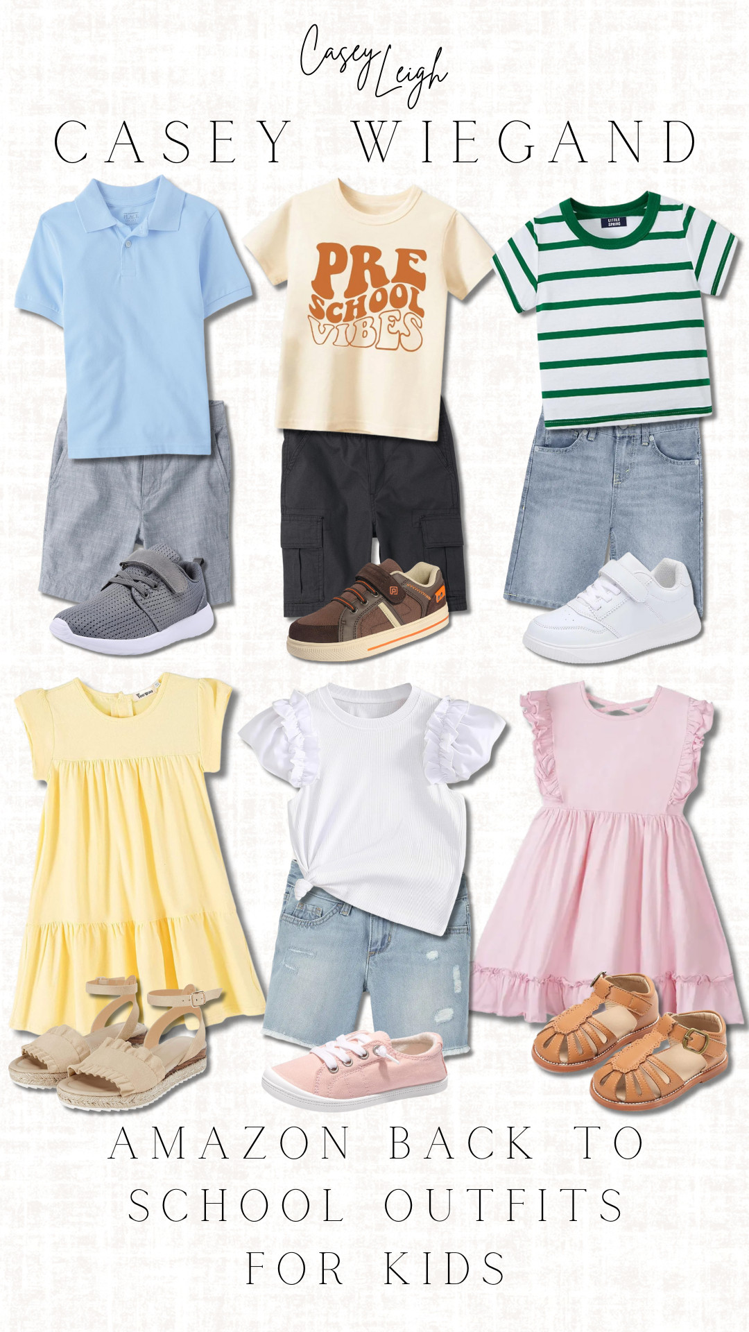 Amazon back to school outfits for the win! 🎒✨ Comfy, cute, and kid-approved—these looks are perfect for classroom days, picture day, and everything in between. Affordable finds that make getting dressed easy (for both of you!) #LTKBackToSchool #AmazonKidsFashion #SchoolOutfits 

 