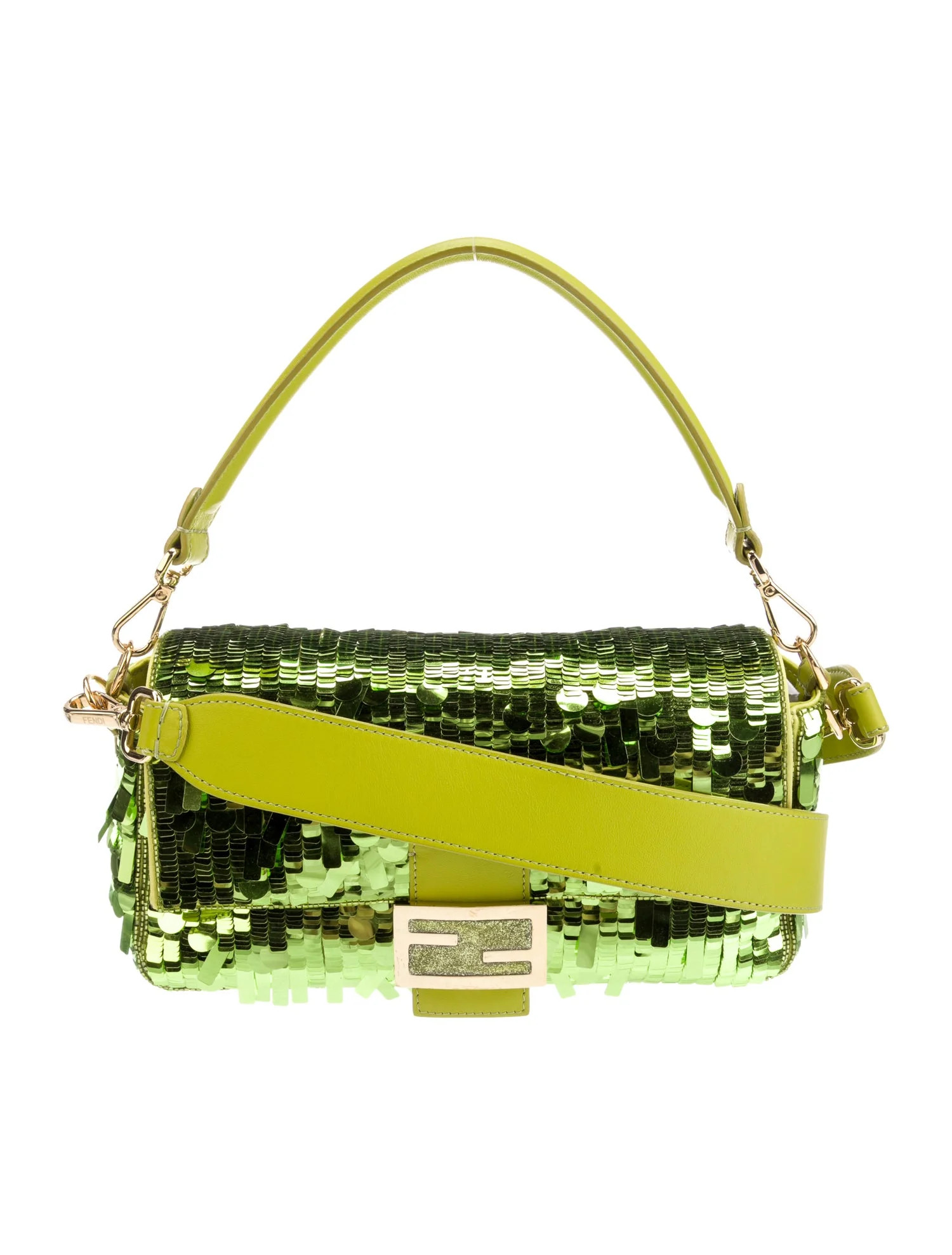 Fendi Sequins Baguette 2022 - Green Shoulder Bags, Handbags - FEN414977 | The RealReal | The RealReal