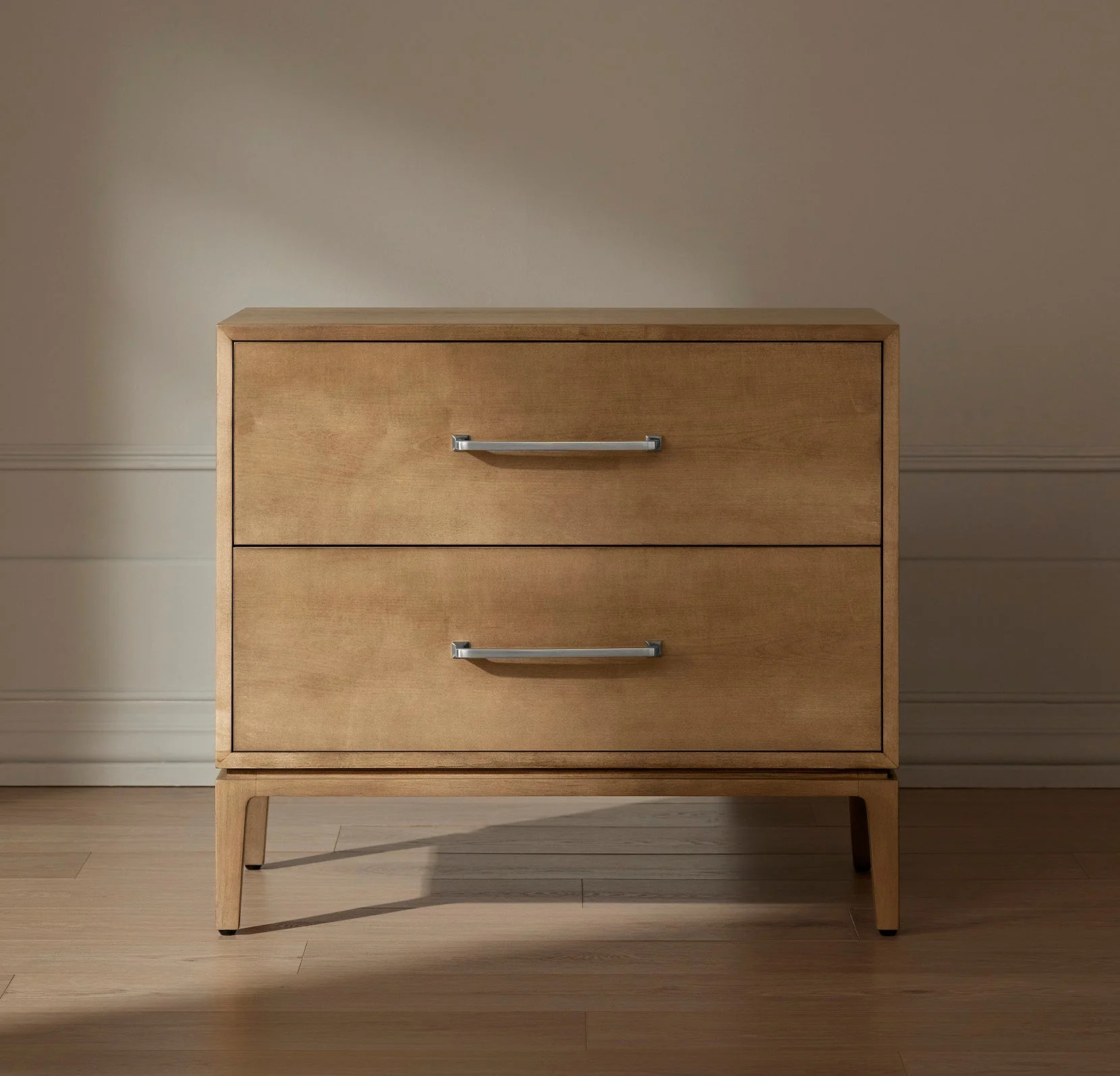 2-Drawer Wood Nightstand | Boll & Branch