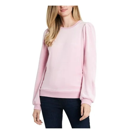 1.State Womens Velour Puff Sleeves Sweatshirt Pink S | Walmart (US)