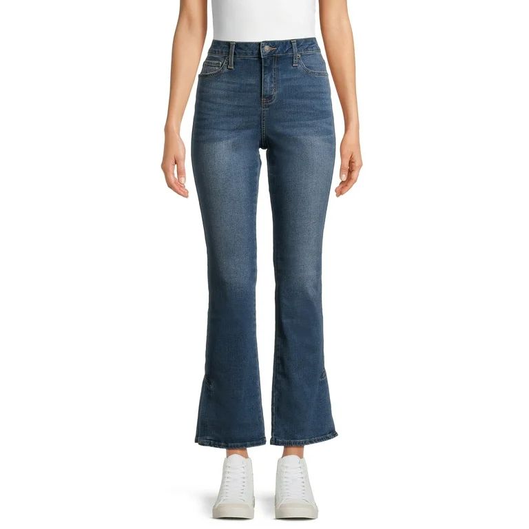 Time and Tru Women's Mid-Rise Bootcut Jeans, 30" Inseam for Short, Sizes 2-20 | Walmart (US)