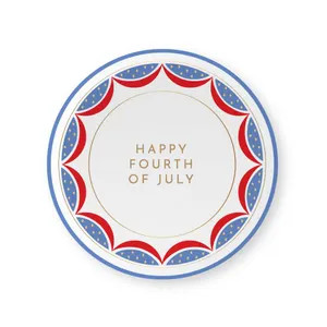 Happy 4th Of July Dessert Plates | Etsy (Global)