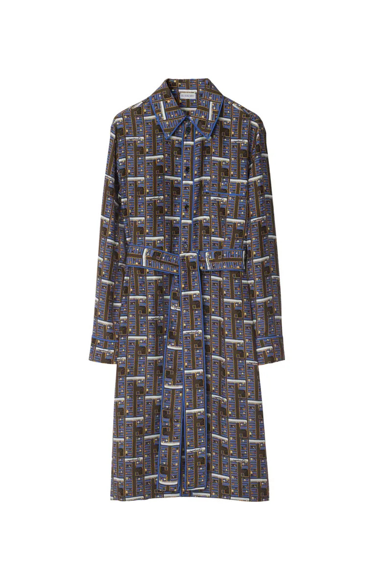 Burberry Bus Silk Shirt Dress | Nordstrom | Nordstrom
