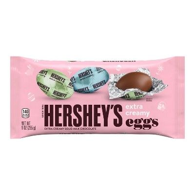Hershey's Easter Extra Creamy Milk Chocolate Eggs - 9oz | Target