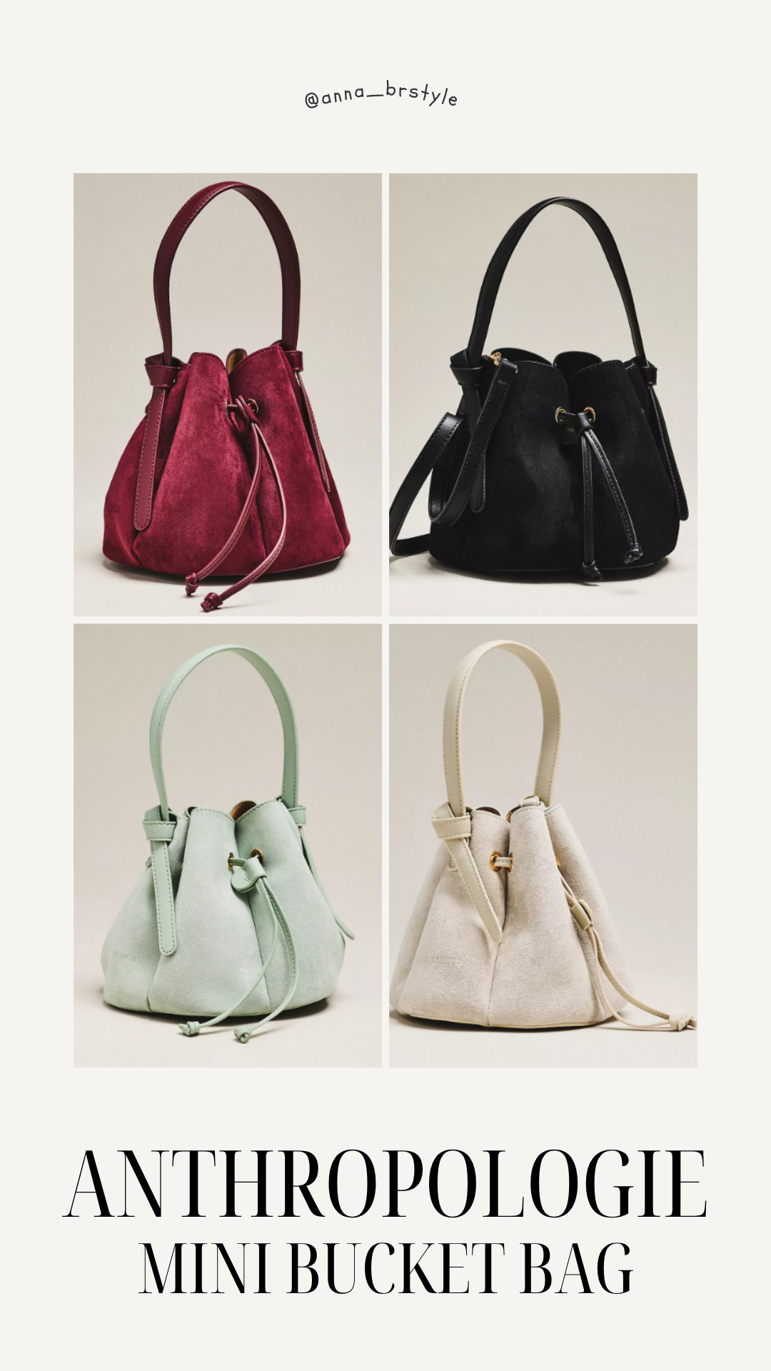 Anthropologie mini bucket bag, fall bag, chic bag, suede bag, mini bag, anthropologie bags, annabrstyle 

 