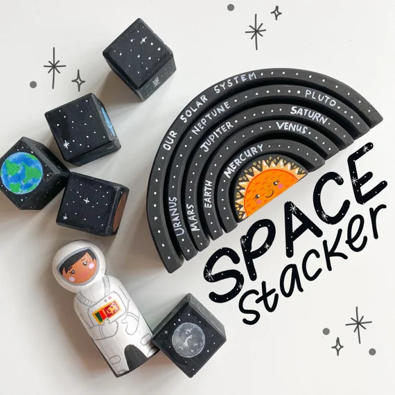 Personalised Space Stacker Toy | Etsy | Etsy (US)