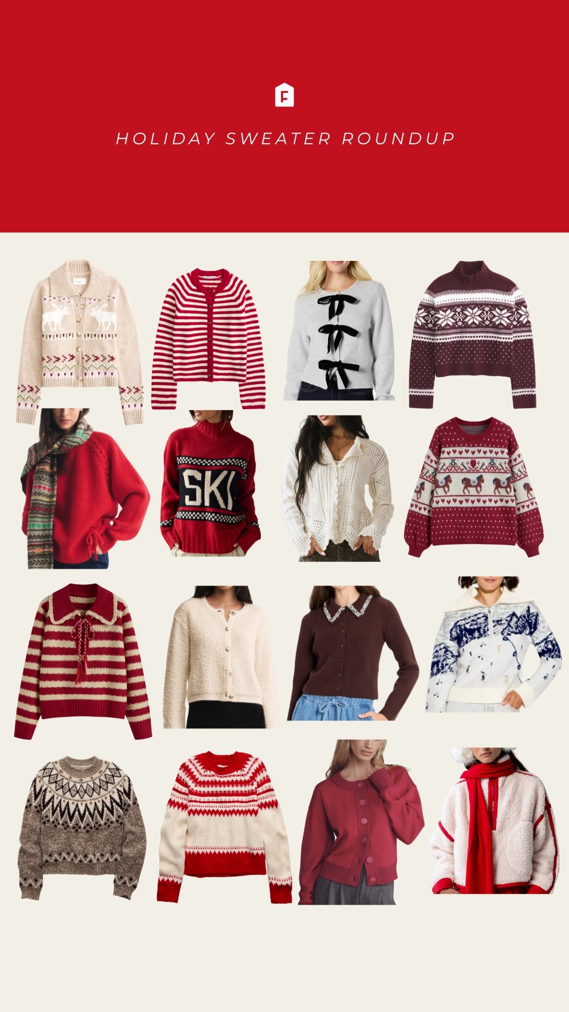 Feeling festive! Holiday sweater roundup!
