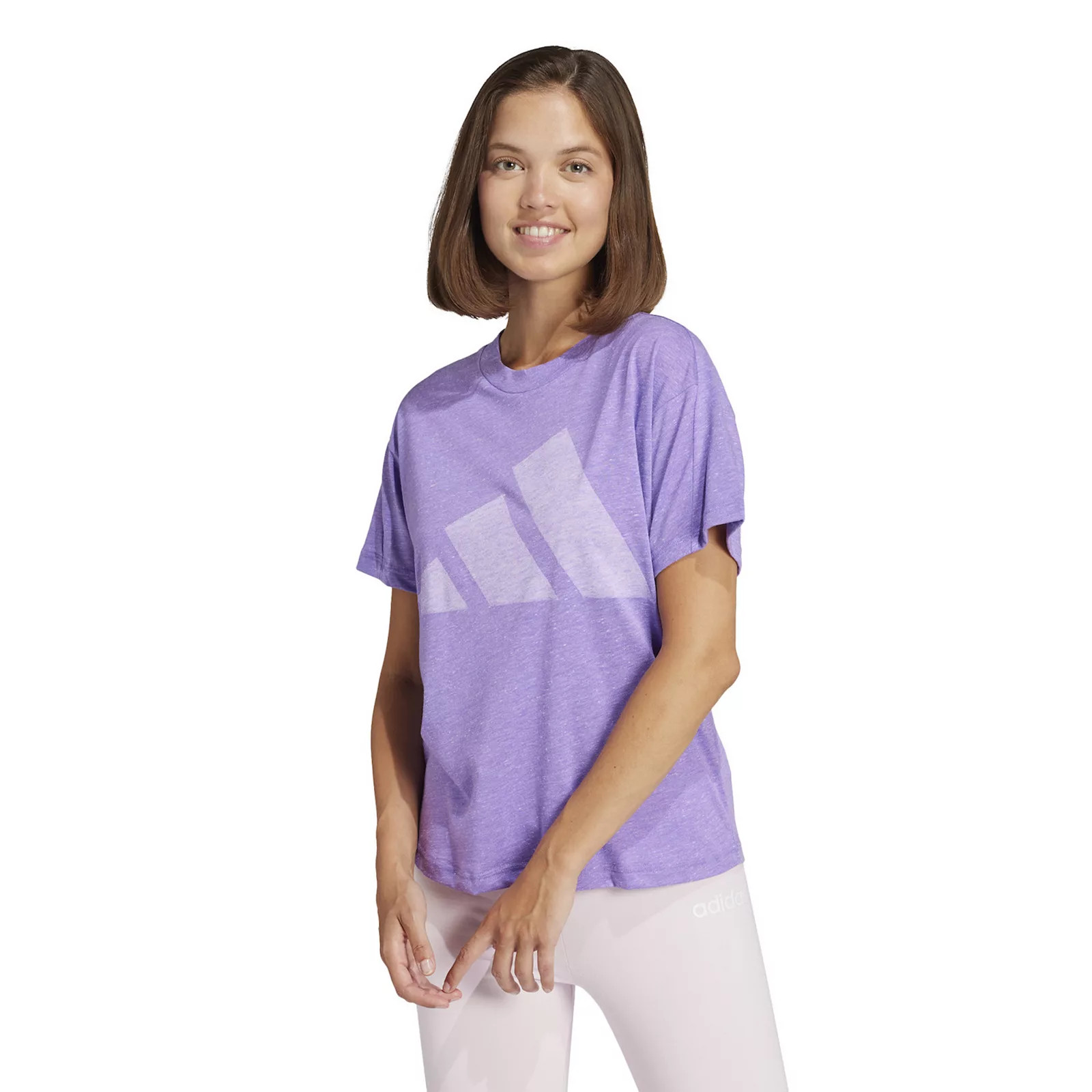 Women's adidas Future Icons Winners 3.0 Tee, Size: XL, Purple | Kohl's