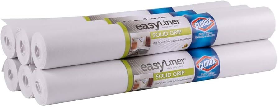 EasyLiner with Clorox Solid Grip Shelf Liner - Easy to Cut & Install for Closet, Pantry, Wire She... | Amazon (US)
