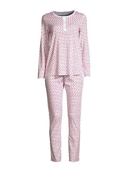 Two-Piece Hearts Pajama Set | Saks Fifth Avenue