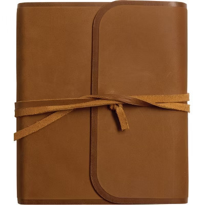 ESV Journaling Bible (Natural Leather, Brown, Flap with Strap) - by  Esv Bibles (Leather Bound) | Target