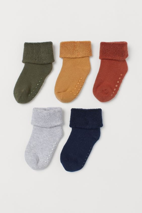 5-pack Terry Socks | H&M (US + CA)