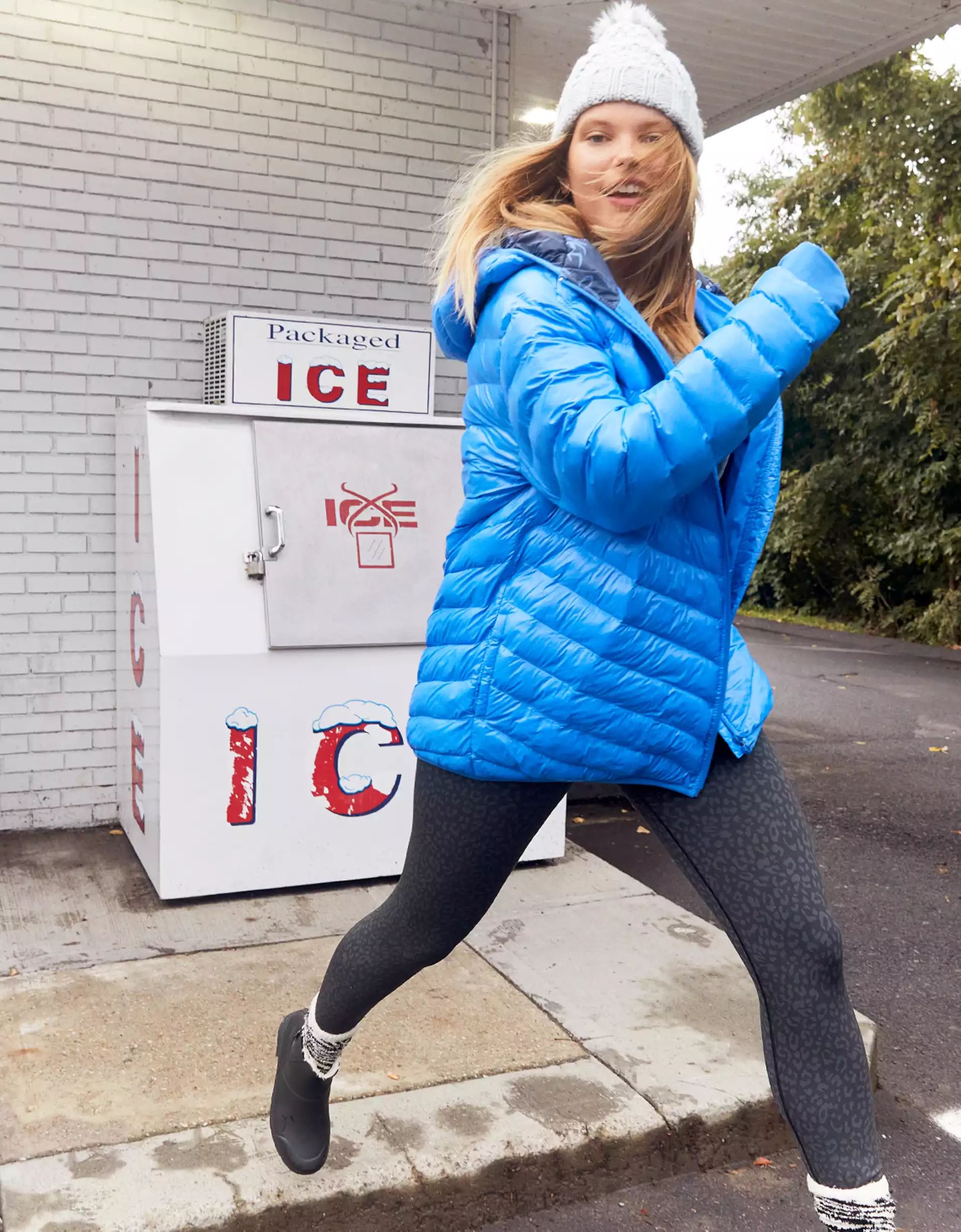 OFFLINE Packable Puffer Jacket | American Eagle Outfitters (US & CA)