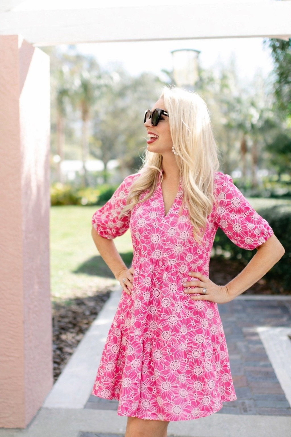 All the love for all the pink! 

#pinkdress 
#easterdress

#LTKootd #LTKSeasonal #LTKTravel