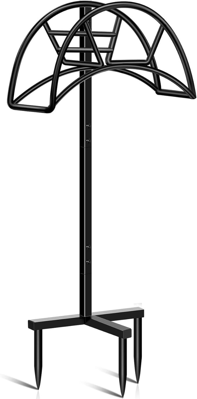 TomCare Garden Hose Holder Detachable Metal Water Hose Holder Holds 150 FT Hose Free Standing Hos... | Amazon (US)