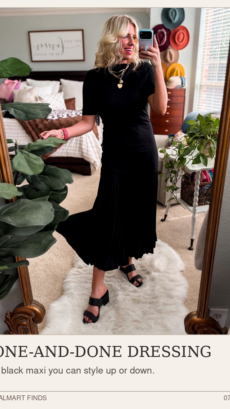 One and done fall fashion 
Fall dresses from @Walmart 
A maxi dress you can dress up or down
Fall family photos 
Fitted through bodice so if busty size up —wearing a small
Also comes in olive 🫒

#LTKootd #LTKOver40 #LTKWorkwear