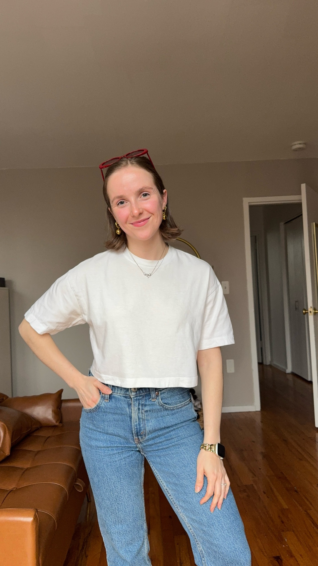 $8 all cotton cropped tee restock!
My most worn basic in my closet 
Wearing xs petite 


#LTKSaleAlert #LTKootd #LTKPetite