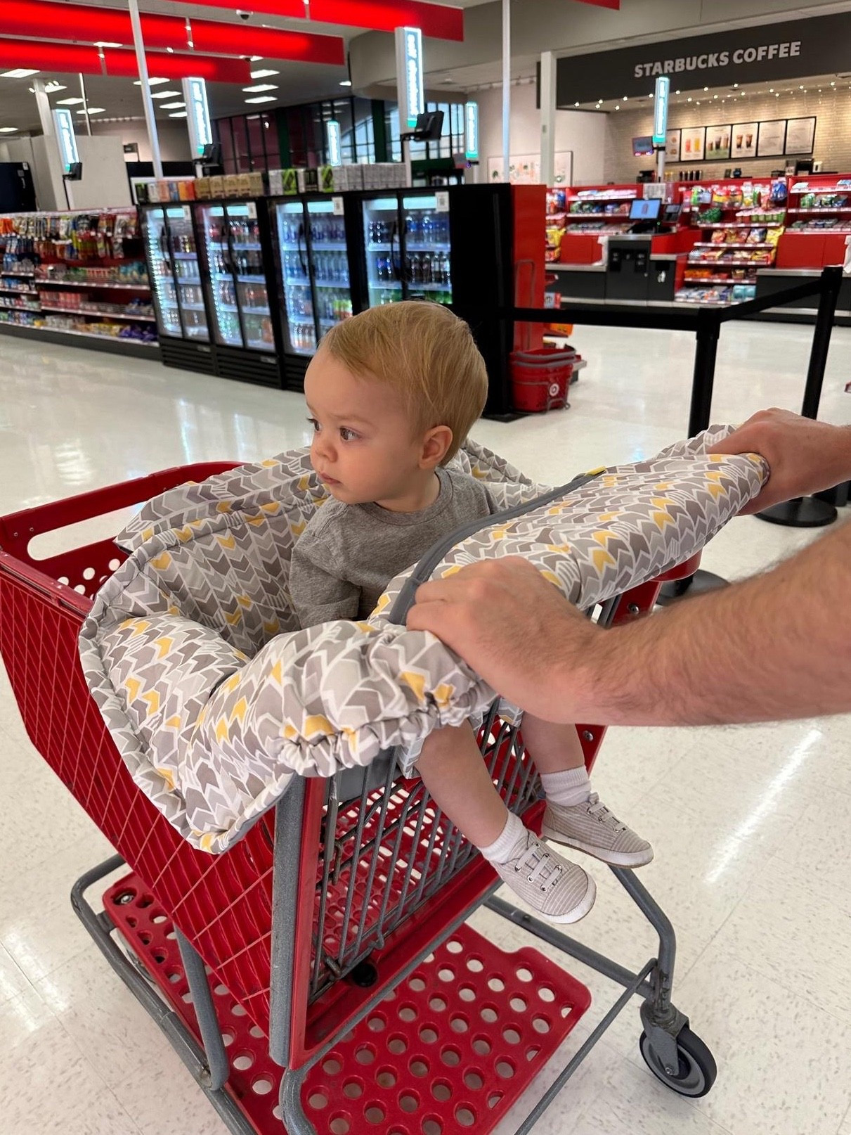Keep your little one comfy and entertained on the go. This shopping cart cover doubles as a high chair cover and features the cutest built-in crinkle toys. Just under $30 and so worth it! The one in the photo is out of stock, but linked similar one you might want to check out!

errands day, grocery run, mom essentials, travel finds, chair cover, toddler must haves, baby registry, affordable finds

#LTKTravel #LTKBaby #LTKU