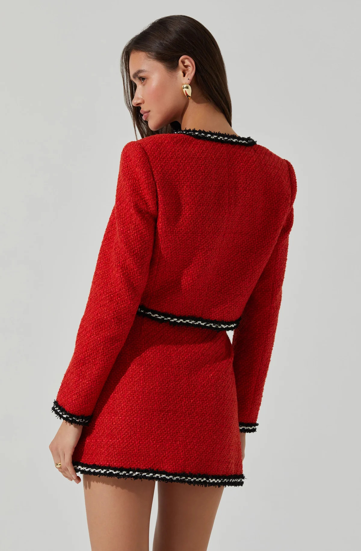 Milena Boxy Tweed Jacket | ASTR The Label (US)