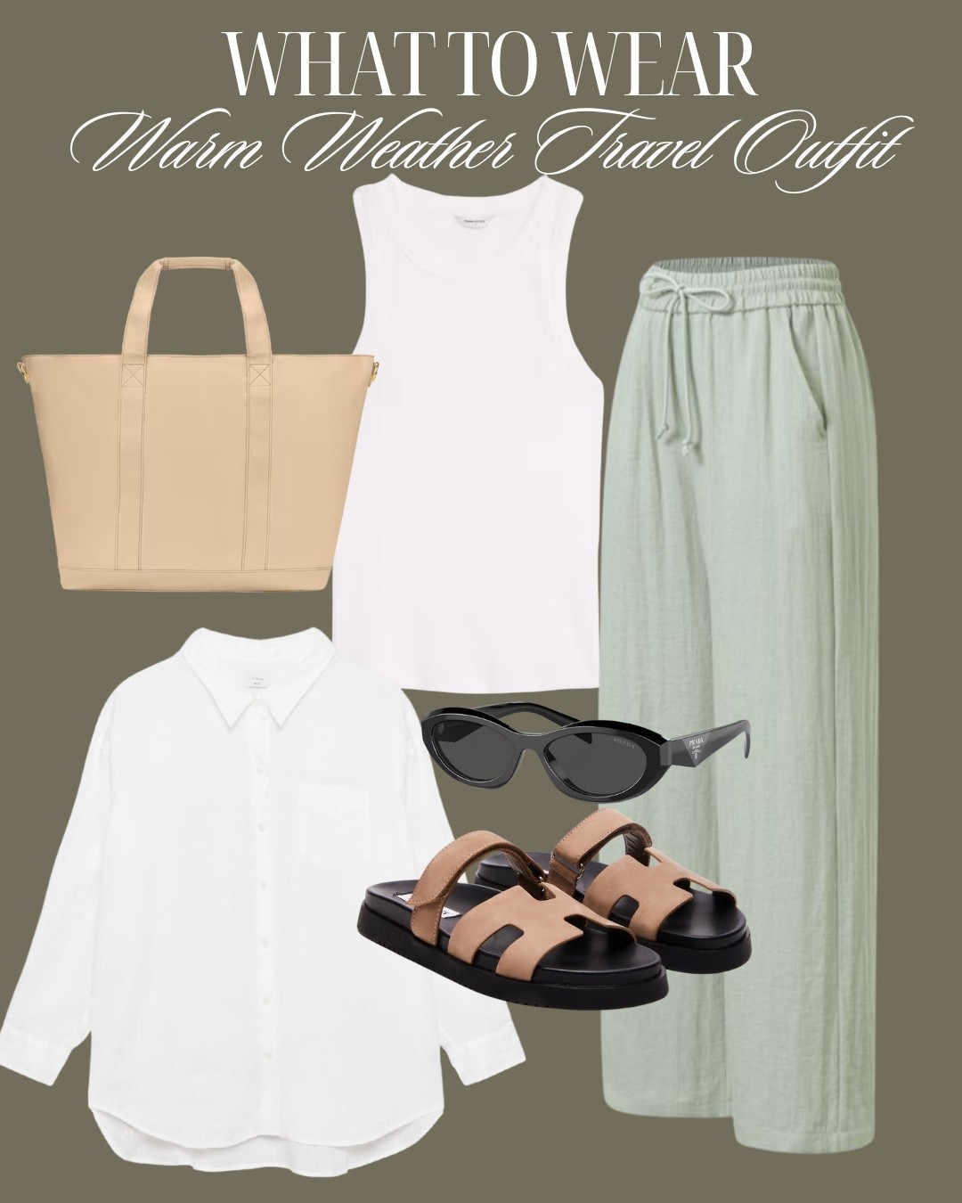 Warm Weather Travel Outfit