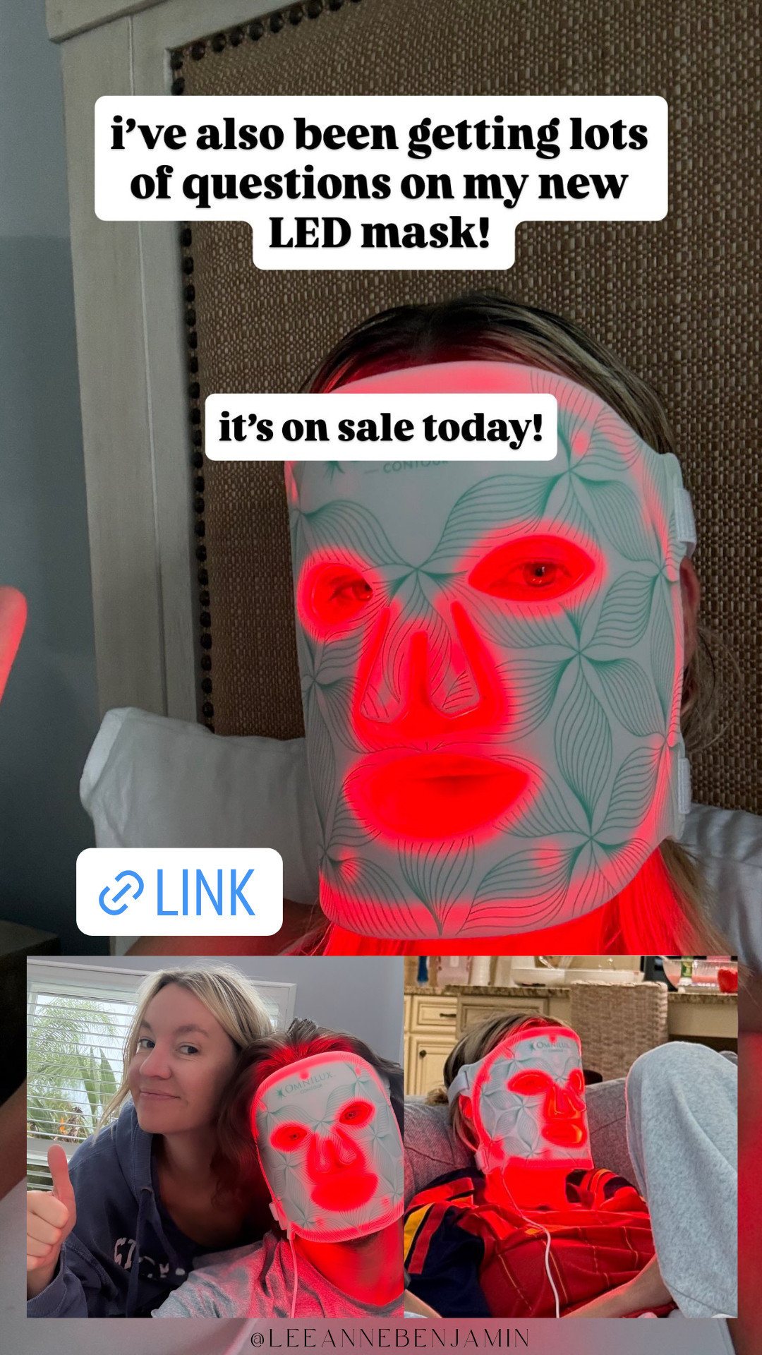 Obsessed with this contour LED mask from Omnilux! Worth every penny and on sale today! 

 #LTKgrwm #LTKSaleAlert #LTKBeauty