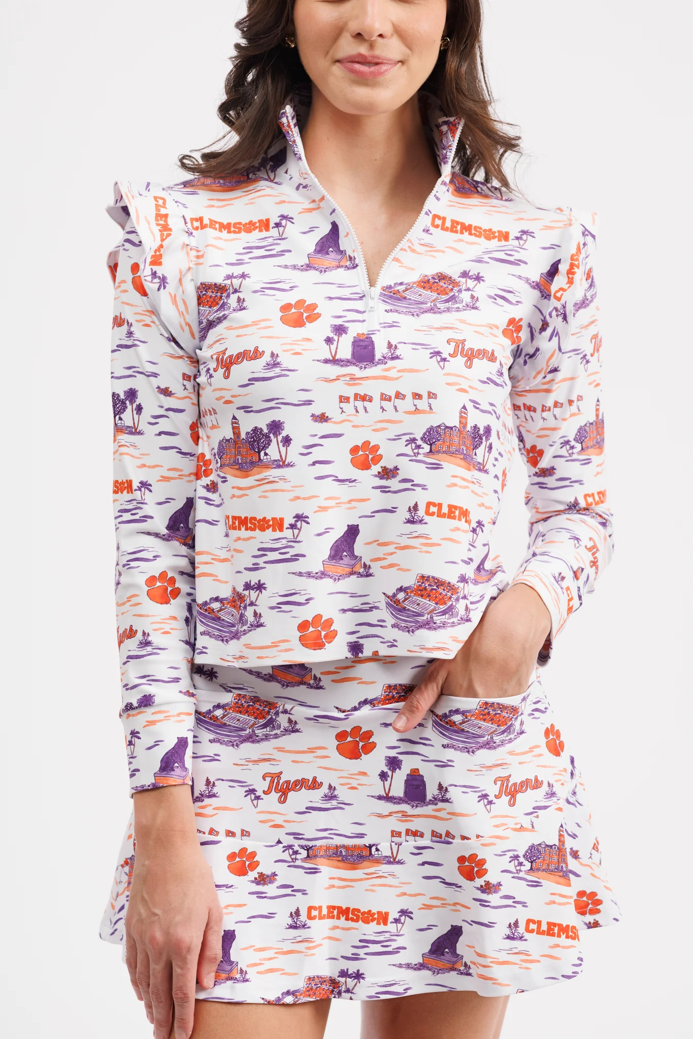 Molly Skort - Clemson Toile | Smith and Quinn