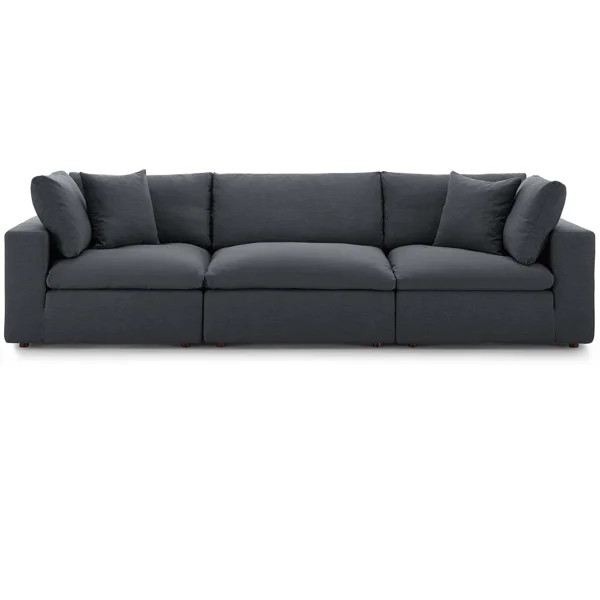 Copper Grove Hrazdan Down-filled Over-stuffed 3-piece Sectional Sofa Set by Modway | Wayfair North America