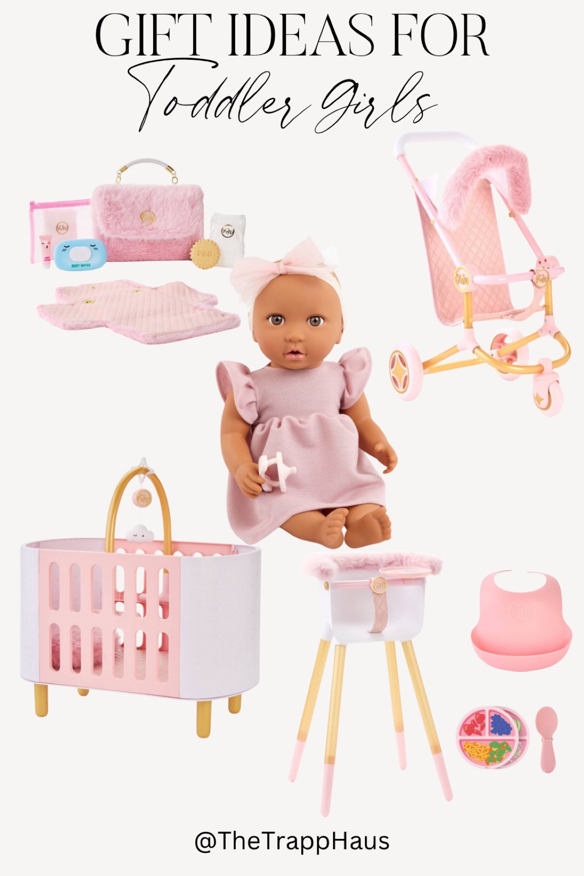 Gift ideas for toddler girls #babydoll #babydollaccessessories #toddlergirls #targetfinds

#LTKGiftGuide #LTKKids #LTKCyberWeek
