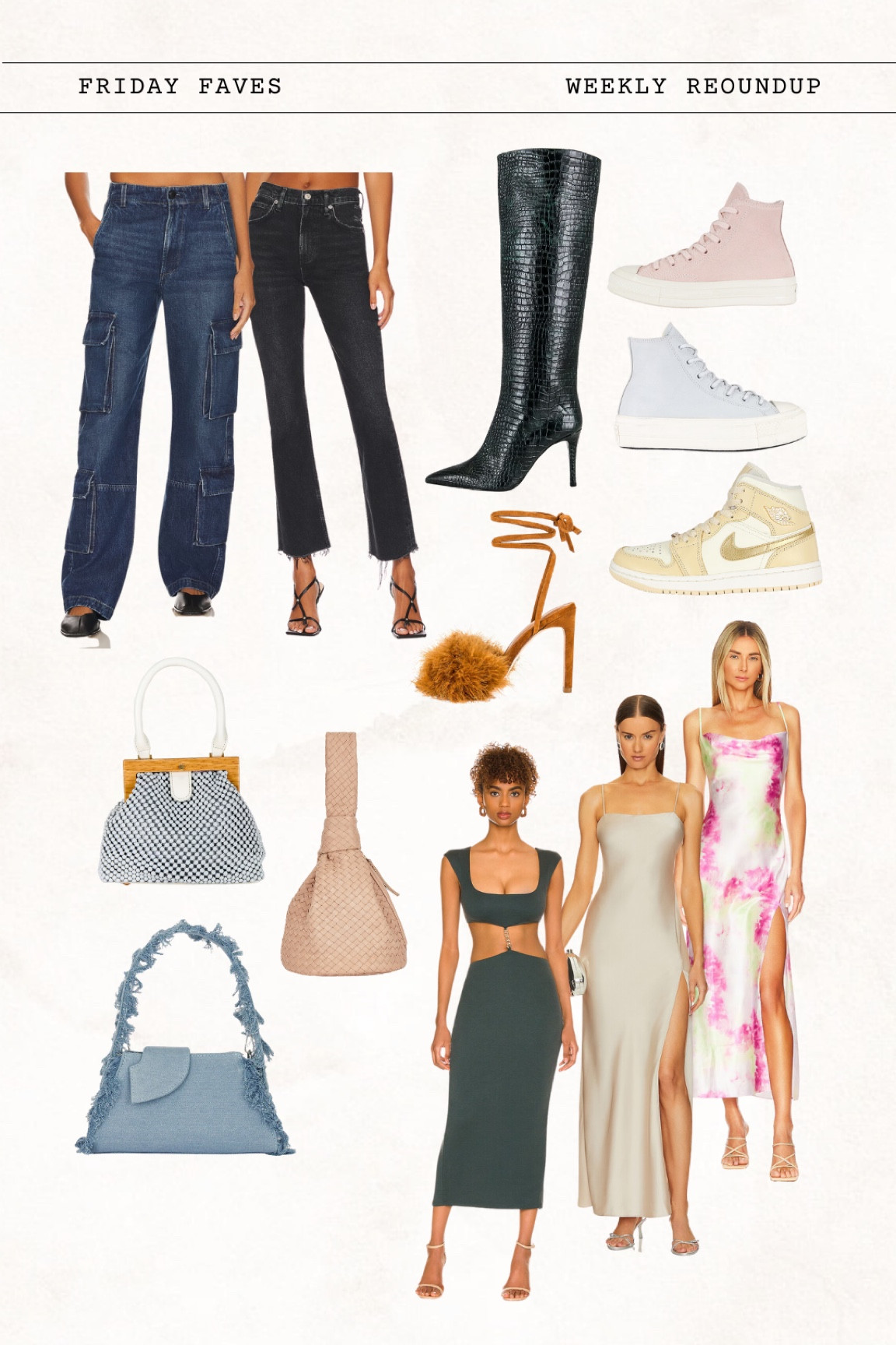 My Friday Favorites roundup🤍 Revolve is having a 65% off sale today. 

revolve l revolve sale l sale picks l revolve spring l dress