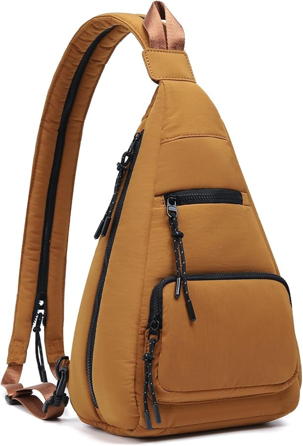 ER.Roulour Ultra-lightweight Sling Bag Puffy Crossbody Bag Cotton Padding Backpack Shoulder Daypa... | Amazon (US)